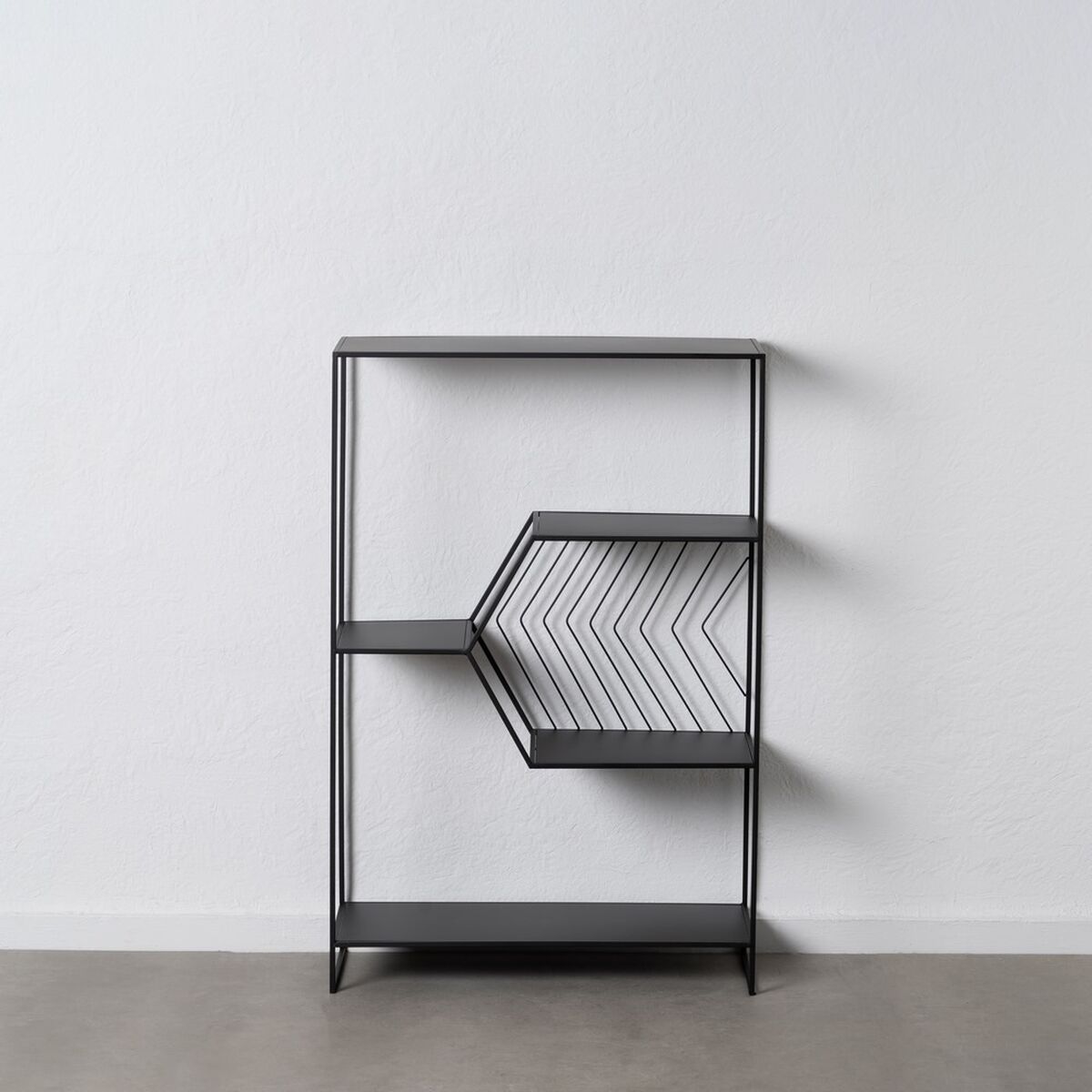 Police Černý Železo 80 x 35 x 120 cm